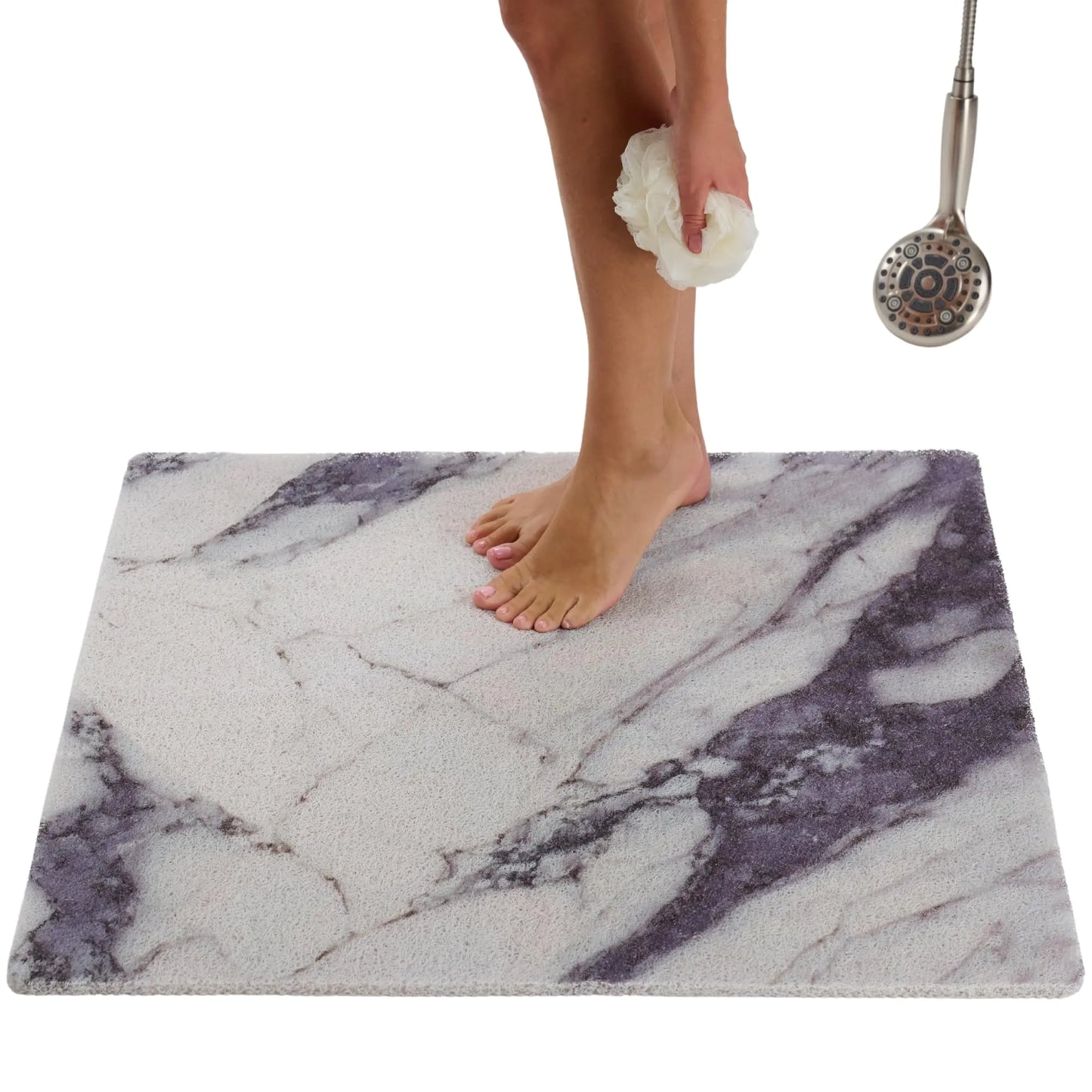 Non-Slip Loofah Shower Bath Mat