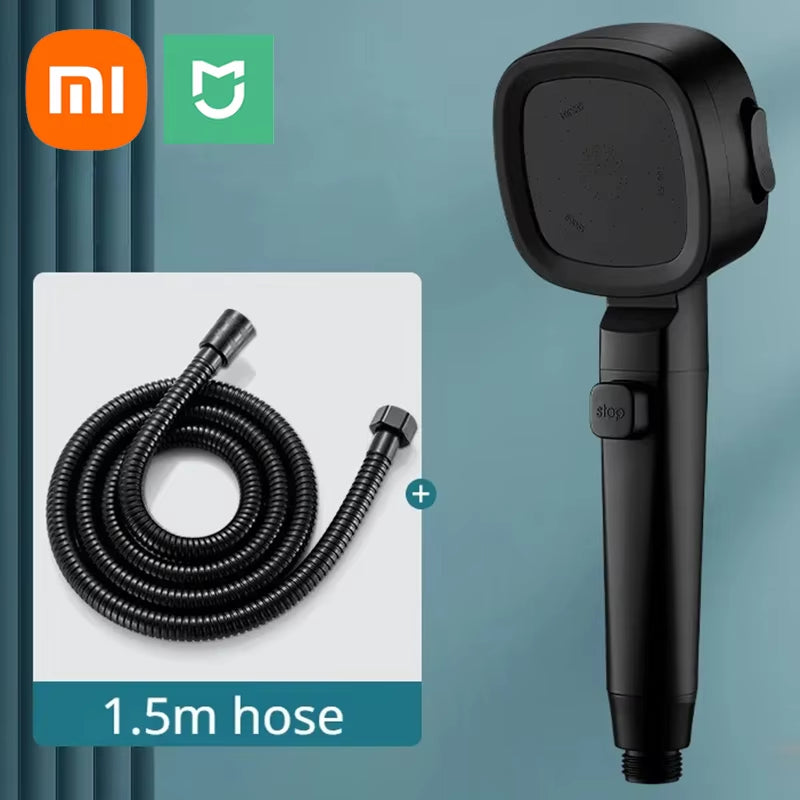 XIAOMI 3-Mode High Pressure Shower Head – Adjustable Water-Saving Sprayer with Massage Function - Bathroom Accessory