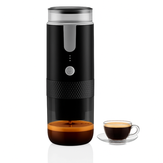 Portable Mini Espresso Maker – For Ground Coffee & Capsules / Compact & Travel-Friendly