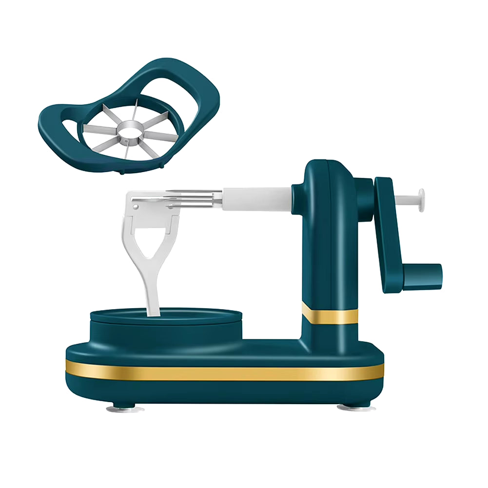 Manual Apple & Fruit Peeler – Hand Crank Kitchen Tool with Stainless Steel Blades